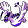 An in game image of Lugia from Pokemon Gold and Silver